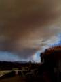 Leonard fire about 10 or 15 miles away
