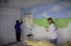 Bedroom mural beginnings